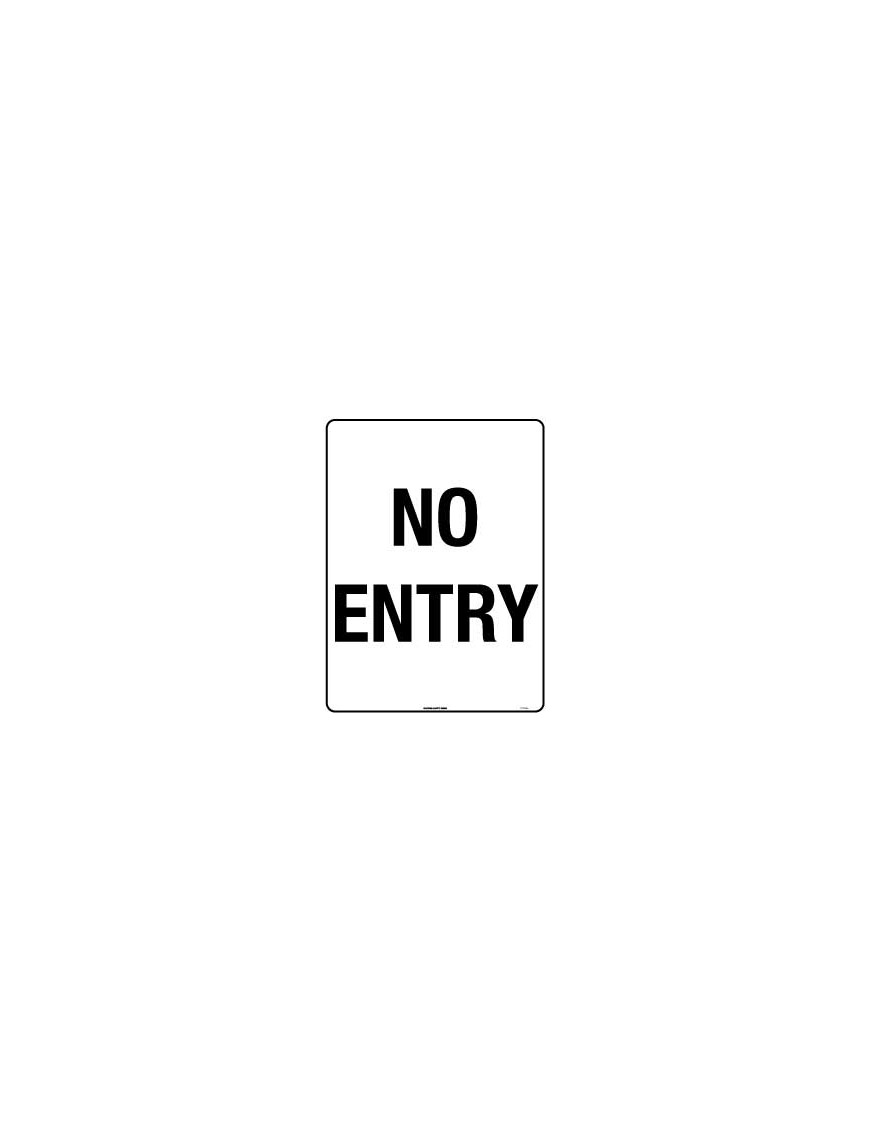 Parking Sign - No Entry  Metal