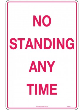 Parking Sign - No Standing...