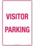 Road Sign - Visitor Parking  Metal