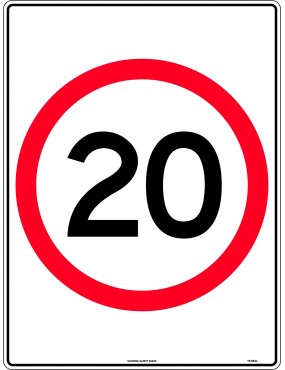 Speed Limit Sign - 20km...