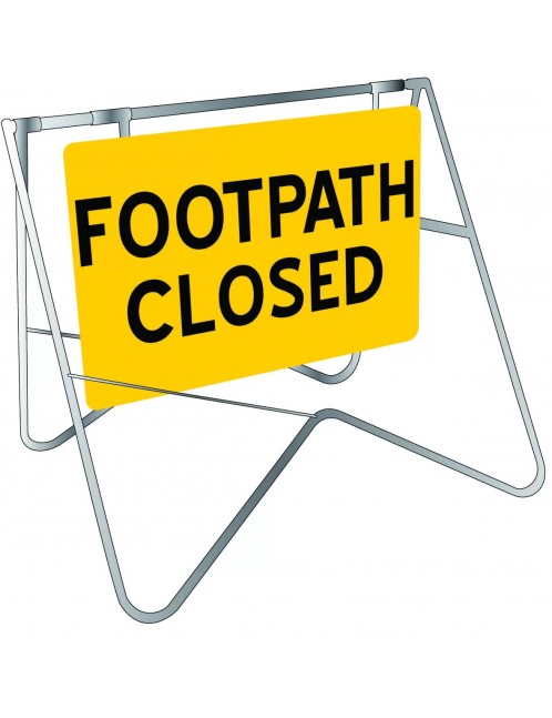 Swing Stand Signage - Footpath Closed