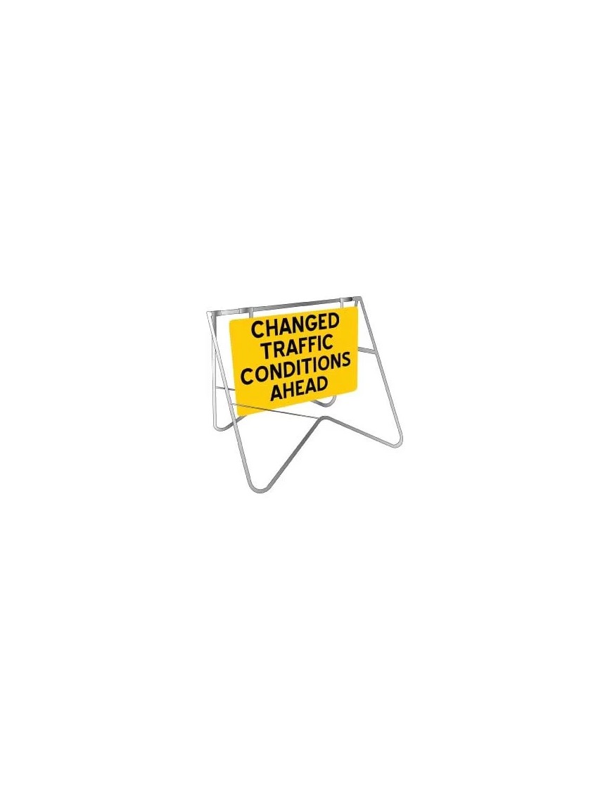 Swing Stand Signage - Changed Traffic Conditions Ahead