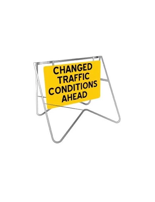 Swing Stand Signage - Changed Traffic Conditions Ahead