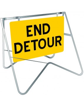 Swing Stand Signage - End Detour