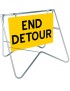 Swing Stand Signage - End Detour