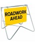 Swing Stand Signage - Roadwork Ahead