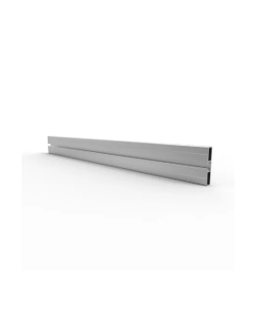 PR Rail -Toe Board 100mm 6 metres - Aluminium