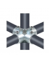 NoWeld 158 - 4 way Center Cross - Galvanised