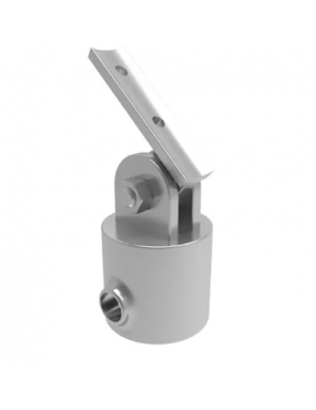 NW48G-751NoWeld 751 - Assist adjustable angle post saddle 48.3mm Connector - Galvanised