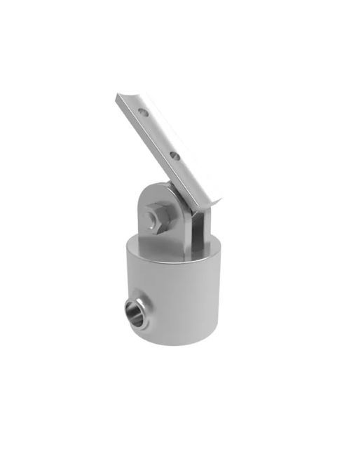 NW48G-751NoWeld 751 - Assist adjustable angle post saddle 48.3mm Connector - Galvanised