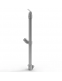 NWAEP-VMGNoWeld Angled End Post Vertical Mount - Galvanised