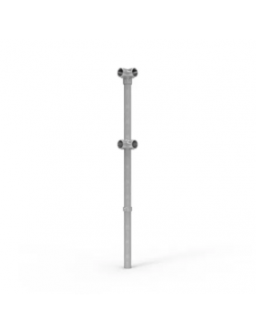 NoWeld Corner Post Below Ground - Galvanised