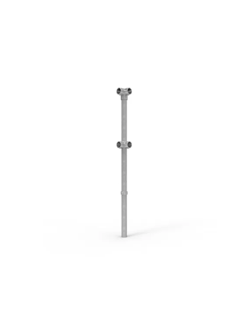 NoWeld Corner Post Below Ground - Galvanised