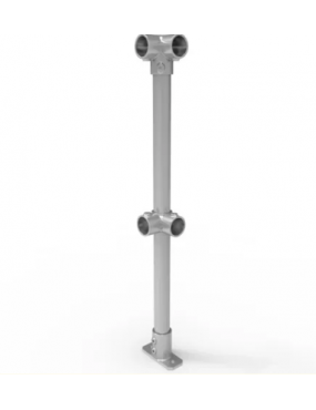 NoWeld Corner Post Surface Mount - Galvanised