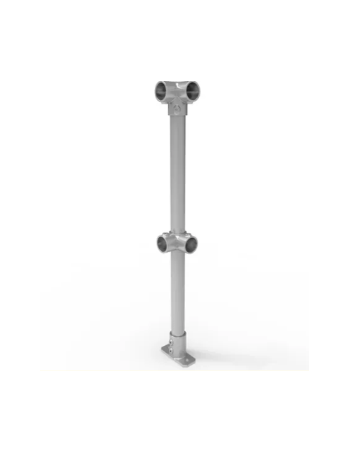 NoWeld Corner Post Surface Mount - Galvanised