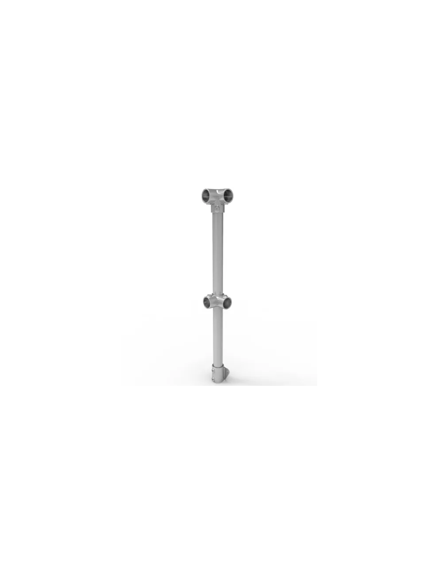 NoWeld Corner Post Vertical Mount - Galvanised