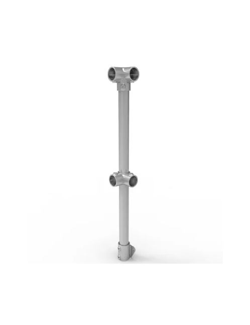 NoWeld Corner Post Vertical Mount - Galvanised