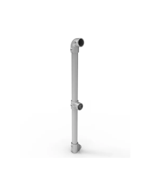 NoWeld End Post Vertical Mount - Galvanised