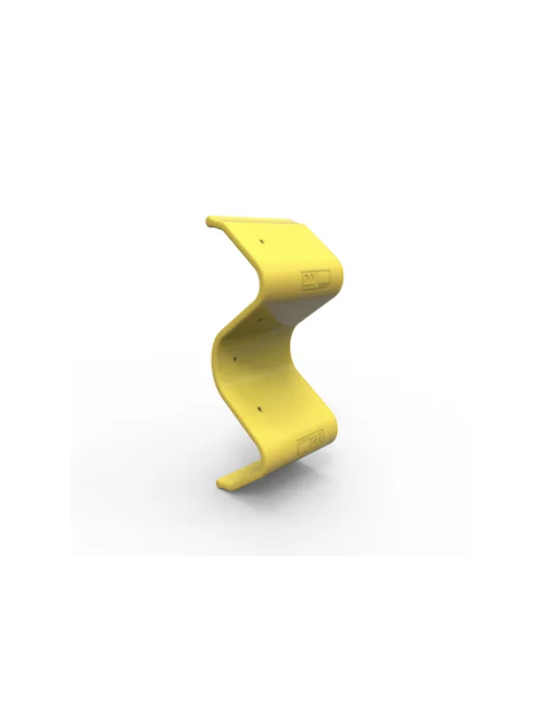 W-Beam Rail - End Boot - Yellow LLDPE