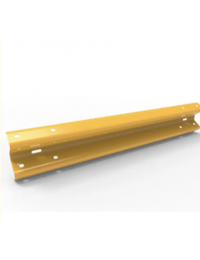 W-Beam Rail - for .5m Centres - Galvanised and Powder Coated Yellow