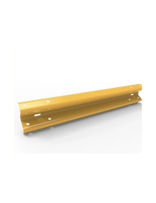 W-Beam Rail - for .5m Centres - Galvanised and Powder Coated Yellow