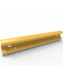 W-Beam Rail - for 2.5m Centres - Galvanised and Powder Coated Yellow