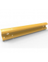 W-Beam Rail - for 2m Centres - Galvanised and Powder Coated Yellow