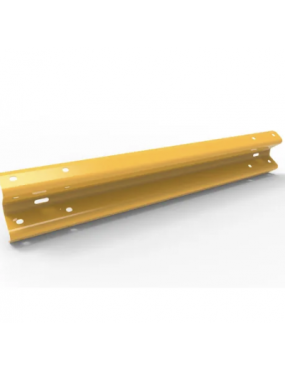 W-Beam Rail - for 3.5m Centres - Galvanised and Powder Coated Yellow