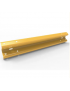 W-Beam Rail - for 4m Centres - Galvanised and Powder Coated Yellow