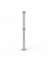 Ball Fence - Corner Post Surface Mounted - Galvanised