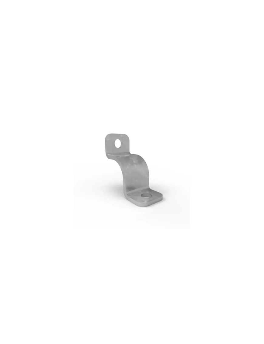 Ball Fence - Toe Board Corner Clamp - Galvanised