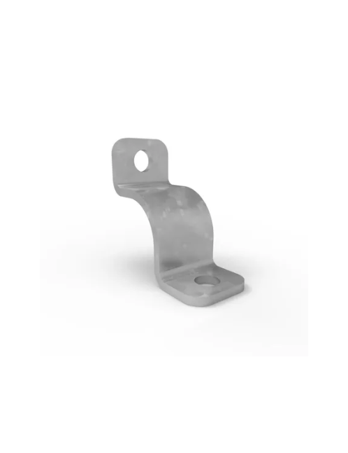 Ball Fence - Toe Board Corner Clamp - Galvanised