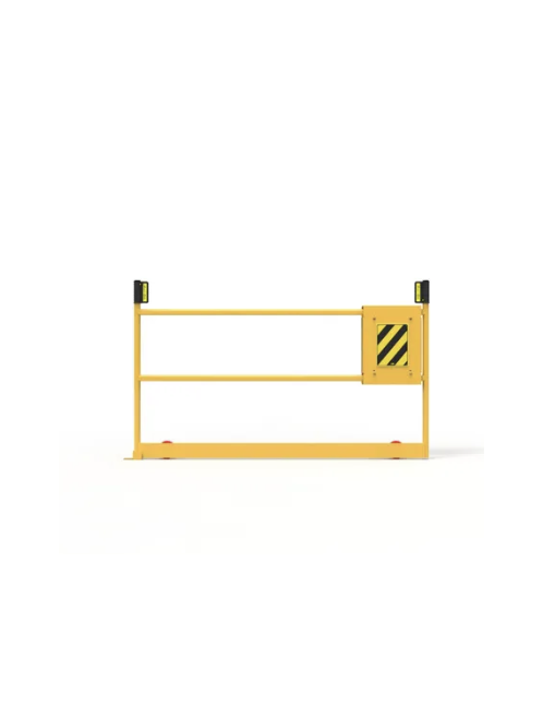 Ball Fence Roller Gate - 1500mm Opening - Powder Coated Safety Yellow