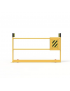 Ball Fence Roller Gate - 1500mm Opening - Powder Coated Safety Yellow