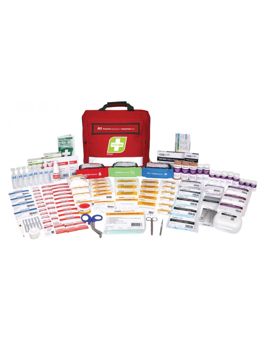 R3 Trauma Emergency Response Pro First Aid Kit, Soft Pack