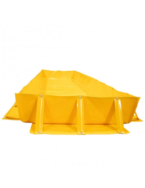 Collapsible Bund Yellow PVC 1.2m x 1.2m x 300mm