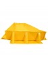 Collapsible Bund Yellow PVC 1.2m x 1.2m x 300mm