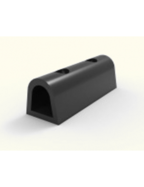 D-Section Docking Bumper Rubber 100 x 100 x 300mm