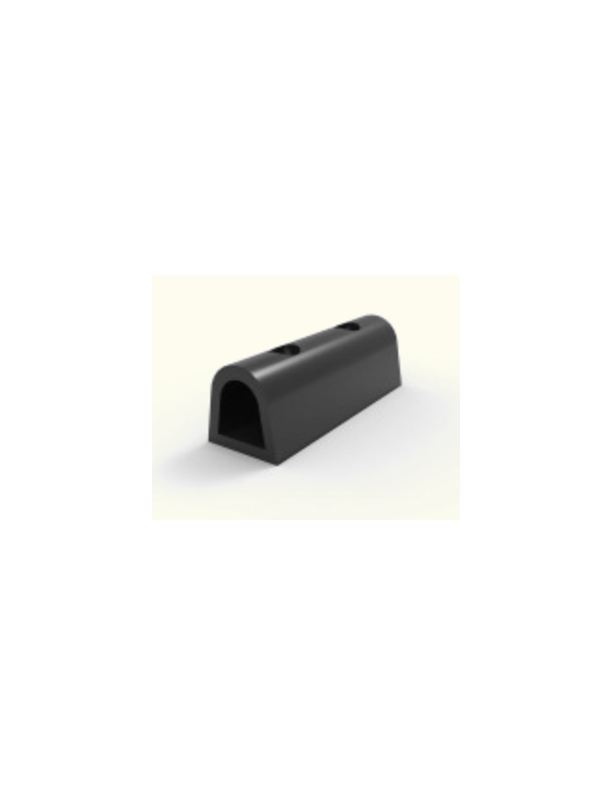 D-Section Docking Bumper Rubber 100 x 100 x 300mm