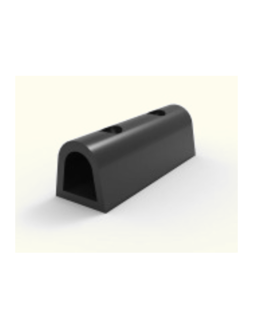 D-Section Docking Bumper Rubber 100 x 100 x 300mm