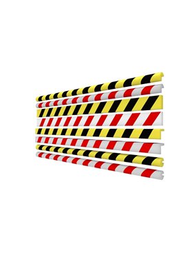 Anti Collision Strips Polyurethane Black/Yellow C Profile