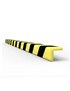 Anti Collision Strip 1m Polyurethane Black/Yellow  L Profile