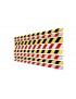 Anti Collision Strip 1m Polyurethane Red/White - L Profile