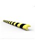 Anti Collision Strip 1m Polyurethane Black/Yellow V Profile