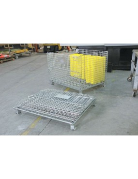 Collapsible Mesh Storage Cage