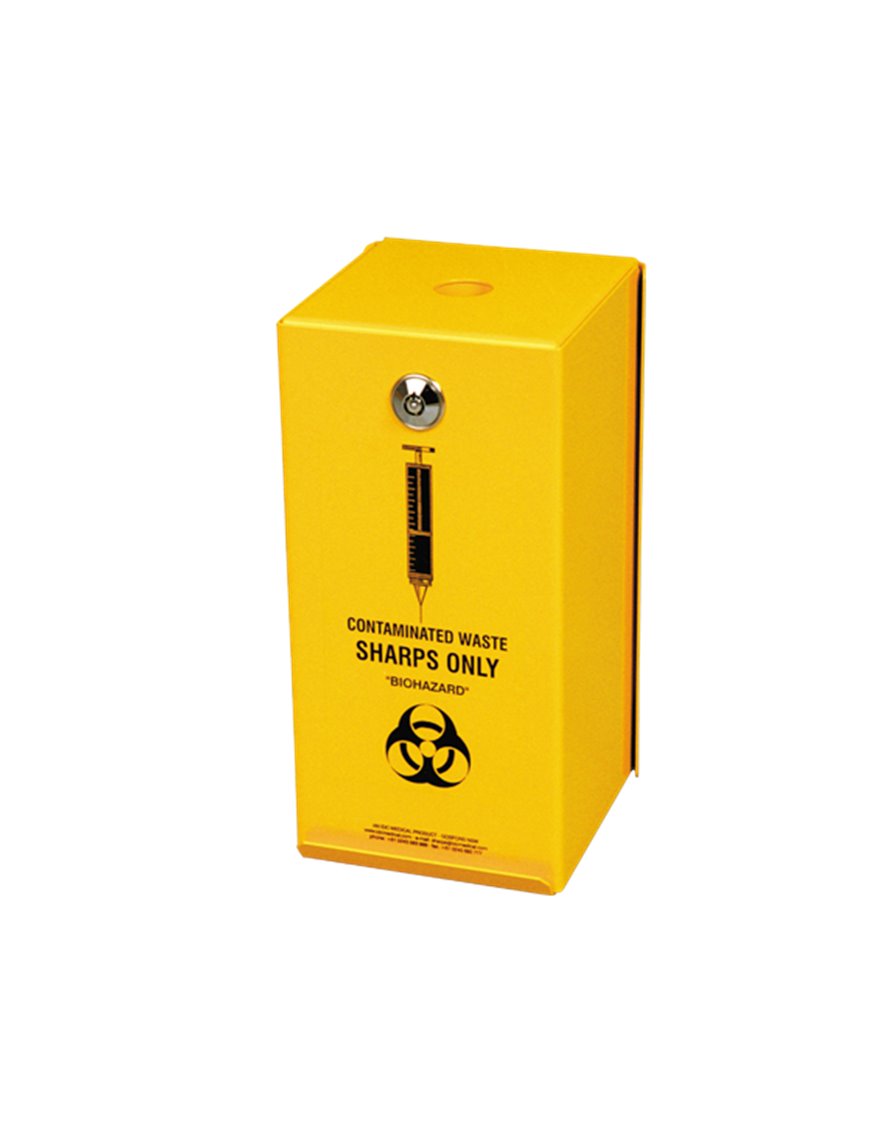 AEROHAZARD Steel Sharps Disposal Safe 2L