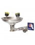 Wall Mounted Eye Wash With Bowl - No Foot Treadle