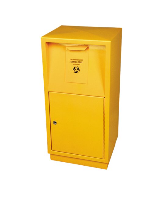 AEROHAZARD Steel Sharps Disposal Safe 23L