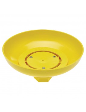 Plastic Shower Head With Impeller - Yellow