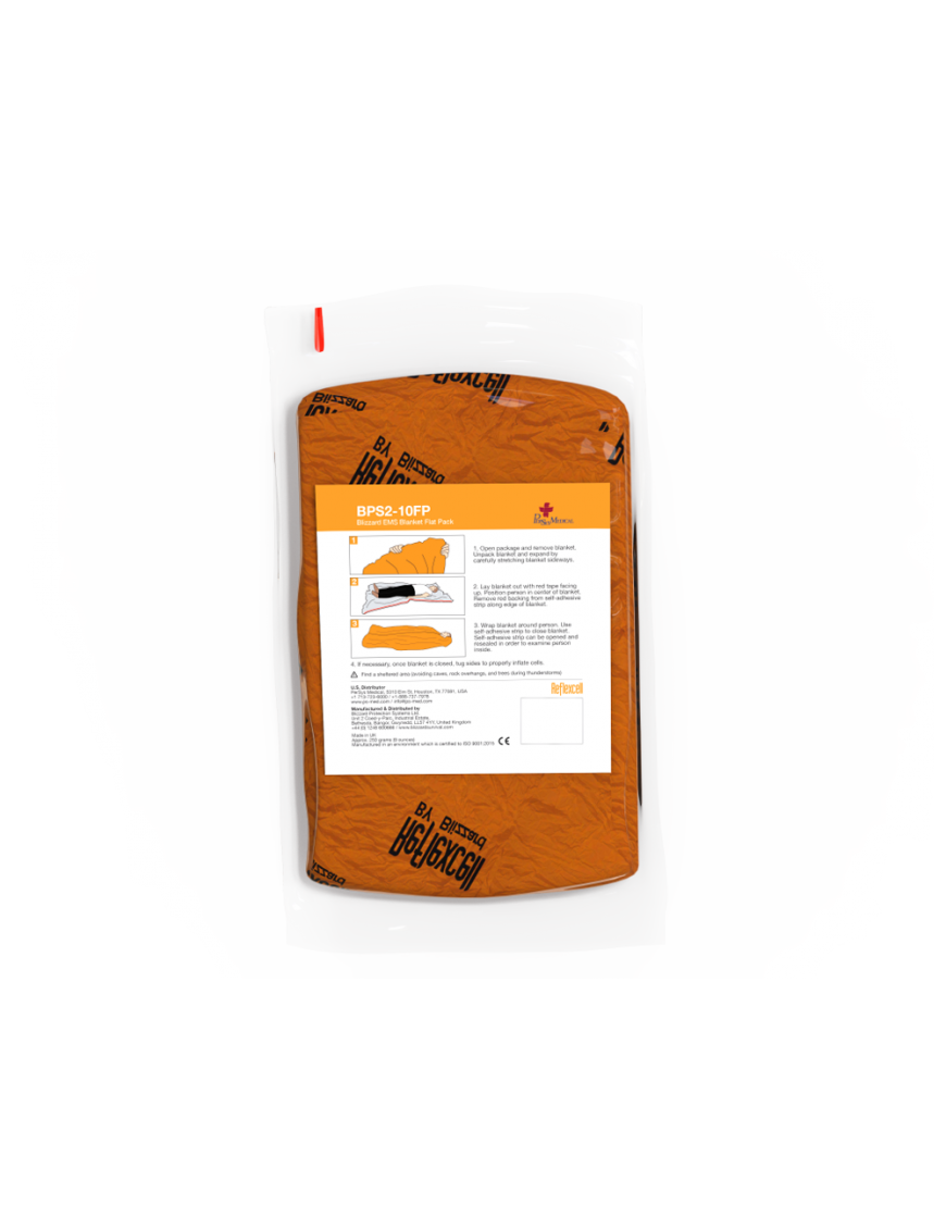 BLIZZARD Orange EMS Trauma Blanket 230 x 196cm